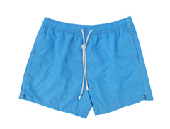 $300 Roda Light Blue Fancy Swim Shorts - Slim - (RD529242) - Parent