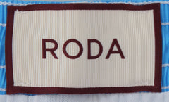 $300 Roda Light Blue Fancy Swim Shorts - Slim - (RD529242) - Parent