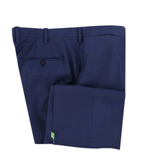 $3775 Sartorio Napoli Blue Wool Houndstooth Suit - (SA712252) - Parent