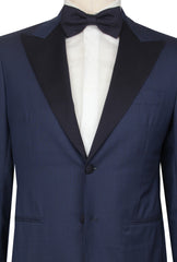 $4500 Sartorio Napoli Navy Blue Wool Tuxedo - (SA71720254) - Parent