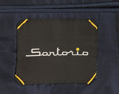 $4500 Sartorio Napoli Navy Blue Wool Tuxedo - (SA71720254) - Parent