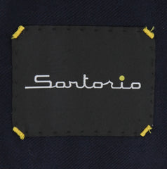 $3150 Sartorio Napoli Dark Blue Cashmere Solid Sportcoat - (SA517252) - Parent