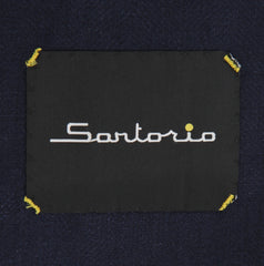 $3600 Sartorio Napoli Dark Blue Linen Blend Sportcoat - (SA71720251) - Parent