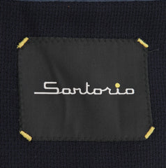 $3125 Sartorio Napoli Dark Blue Wool Solid Sportcoat - (SA1211251) - Parent