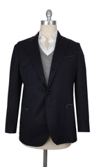 $3125 Sartorio Napoli Dark Blue Cashmere Solid Sportcoat - (SA1125251) - Parent