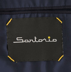 $3125 Sartorio Napoli Dark Blue Wool Solid Sportcoat - (SA1211252) - Parent