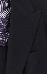 $3150 Sartorio Napoli Dark Blue Virgin Wool Solid Sportcoat - (SA517251) - Parent