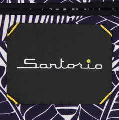 $3150 Sartorio Napoli Dark Blue Virgin Wool Solid Sportcoat - (SA517251) - Parent