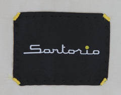 $3600 Sartorio Napoli Cream Cotton Solid Suit - (SA6252510) - Parent