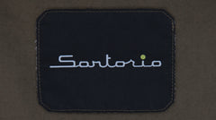 $3300 Sartorio Napoli Brown Cotton Blend Solid Jacket - (SA625258) - Parent