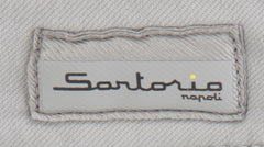$550 Sartorio Napoli Light Gray Solid Jeans - Slim - (SA322252) - Parent
