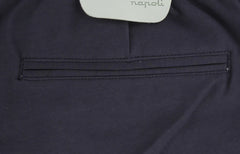 $500 Sartorio Napoli Dark Blue Solid Shorts - Full - (SA411261) - Parent