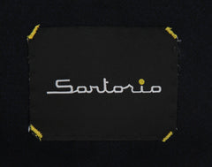 $3425 Sartorio Napoli Dark Blue Wool Blend Solid Suit - (SA712251) - Parent