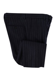$450 Sartorio Napoli Navy Blue Wool Blend Pants - Slim - 36/52 - (SA619243)