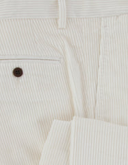 $850 Sartorio Napoli Off White Pants - Slim - (SA322255) - Parent