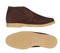 $575 Sartorio Napoli Brown Calf Leather Ankle Boots - (SA328241) - Parent