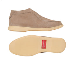 $675 Sartorio Napoli Beige Calf Leather Ankle Boots - (SA328243) - Parent