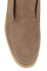 $675 Sartorio Napoli Beige Calf Leather Ankle Boots - (SA328243) - Parent