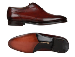 Santoni Brown Leather Shoes - Lace Ups - (ST121720211) - Parent