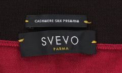 Svevo Parma Red Cashmere Blend 1/4 Zip Sweater - (SV823233) - Parent