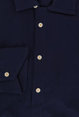 Svevo Parma Dark Blue Solid Cotton Polo - (SV114237) - Parent