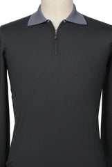 Svevo Parma Dark Gray Solid Wool Polo - (SV114233) - Parent