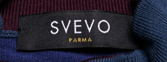 Svevo Parma Blue Wool 1/4 Zip Sweater - (SV110420211) - Parent