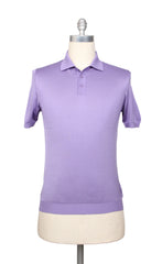 Svevo Parma Lavender Purple Solid Silk Polo - X Large/54 - (SV416221)