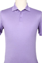Svevo Parma Lavender Purple Solid Silk Polo - (SV416221) - Parent
