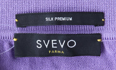 Svevo Parma Lavender Purple Solid Silk Polo - (SV416221) - Parent