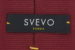 Svevo Parma Burgundy Red Solid Tie - 3.25" x 57" - (3520-MP35)