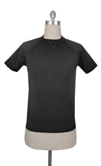 $575 Svevo Parma Dark Gray Cotton Crewneck Sweater - S/48 - (SV424252)