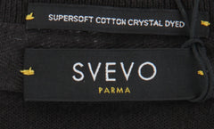 $600 Svevo Parma Gray Cotton Crewneck Sweater - (SV419251) - Parent