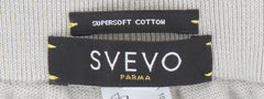 Svevo Parma Light Gray Solid Cotton Sweatpants - (SV810237) - Parent