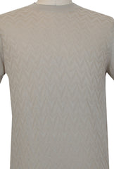 $750 Svevo Parma Beige Cotton Crewneck Sweater - (SV425241) - Parent