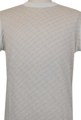 $700 Svevo Parma Beige Cotton Crewneck Sweater - (SV425247) - Parent