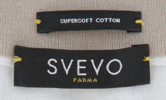 $700 Svevo Parma Beige Cotton Crewneck Sweater - (SV425247) - Parent