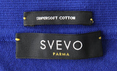 Svevo Parma Blue Solid Cotton Polo - (SV392228) - Parent