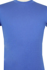 $500 Svevo Parma Blue Cotton Crewneck Sweater - (SV424259) - Parent