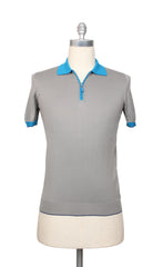 Svevo Parma Gray Solid Cotton Polo - Small/48 - (SV69226)