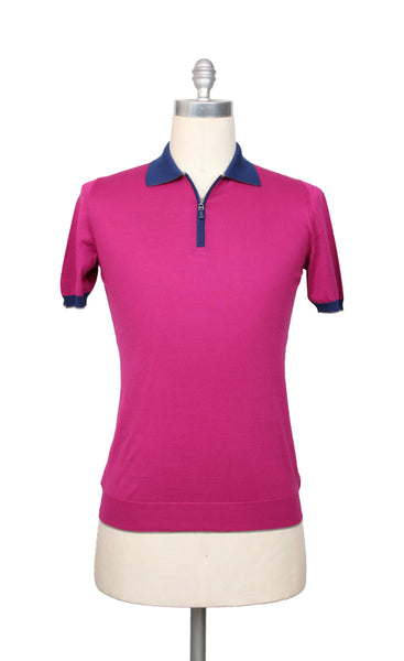 Svevo Parma Pink Solid Cotton Polo - (SV114236) - Parent