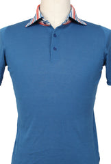 Svevo Parma Blue Solid Cotton Polo - (SV69222) - Parent