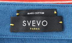 Svevo Parma Blue Solid Cotton Polo - (SV69222) - Parent