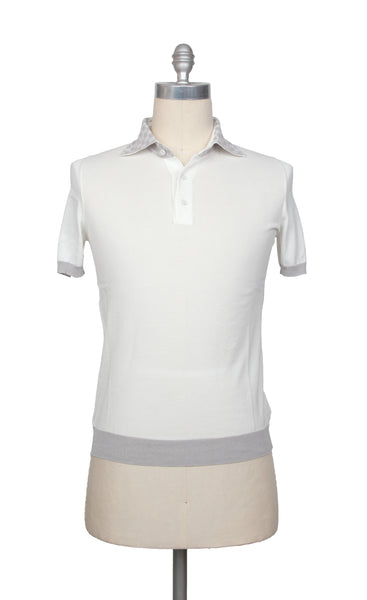 Svevo Parma White Solid Cotton Polo - (SV39223) - Parent