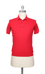 Svevo Parma Red Fancy Cotton Polo - Small/48 - (SV392211)