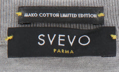 $825 Svevo Parma Gray Cotton Crewneck Sweater - (SV424258) - Parent