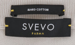 $600 Svevo Parma Beige Cotton Crewneck Sweater - (SV4252413) - Parent