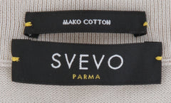 $600 Svevo Parma Beige Cotton Crewneck Sweater - (SV4252413) - Parent