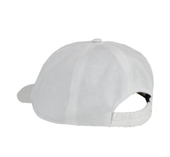 $200 Svevo Parma White Solid Cotton Baseball Cap - (SV78264) - Parent