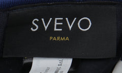 $200 Svevo Parma Blue Solid Cotton Baseball Cap - (SV78267) - Parent